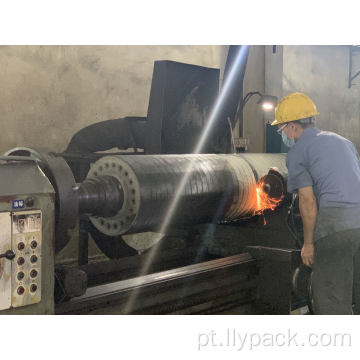 Rolo de flauta para flautas que fabrica de papelão corrugado